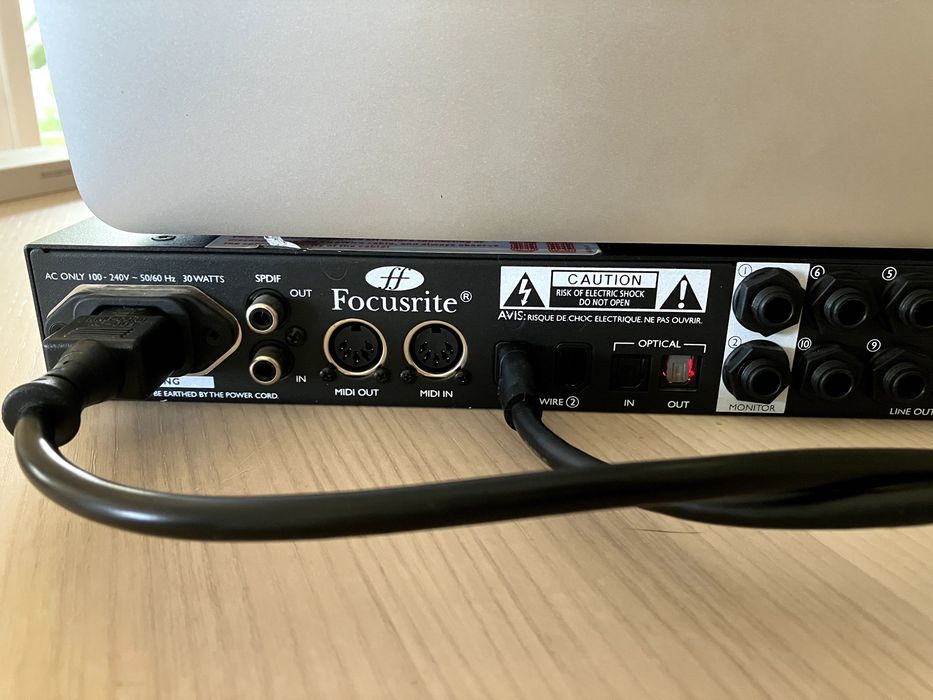 Focusrite Saffire Pro 40 Interface Áudio Rack FireWire (Testada) + Caixa