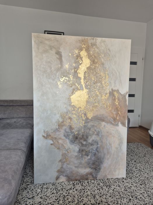 Abstrakcja Obraz ręcznie malowany 120x140