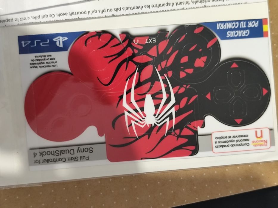 Vinyl Skin Spiderman PS4