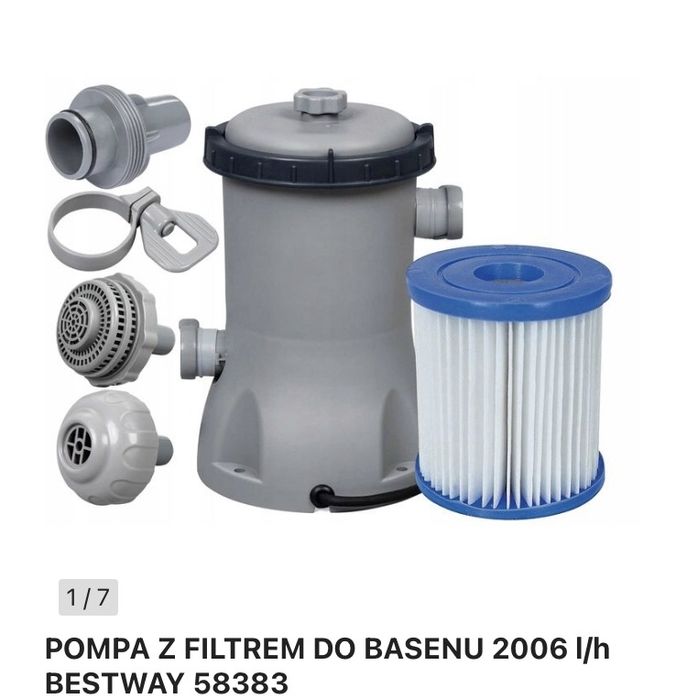 Basen ogrodowy intex+chemia+pompa+odkurzacz