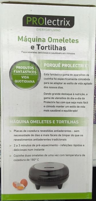 Máquina de Omelete e tortilhas como nova