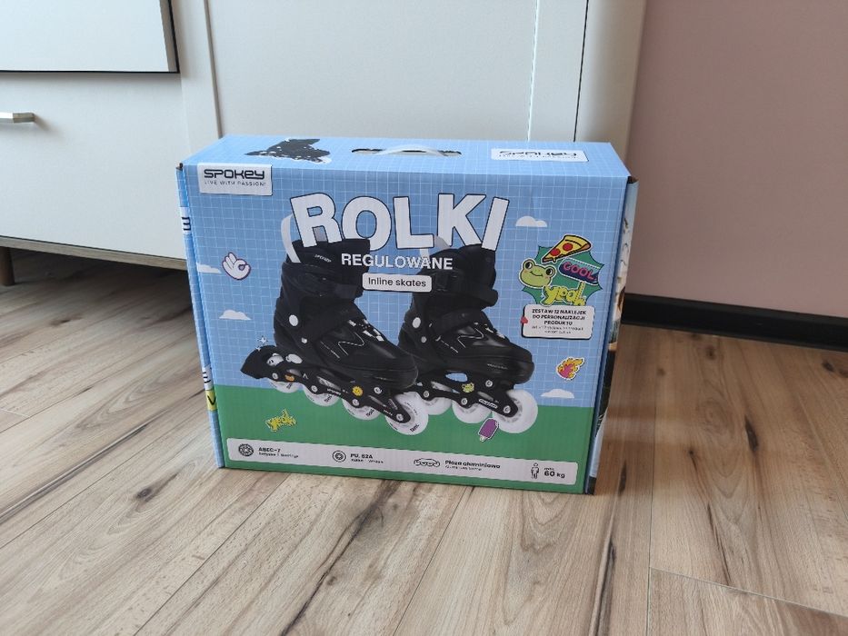 Rolki regulowane uniwersalne chłopięce dziewczęce 34-37