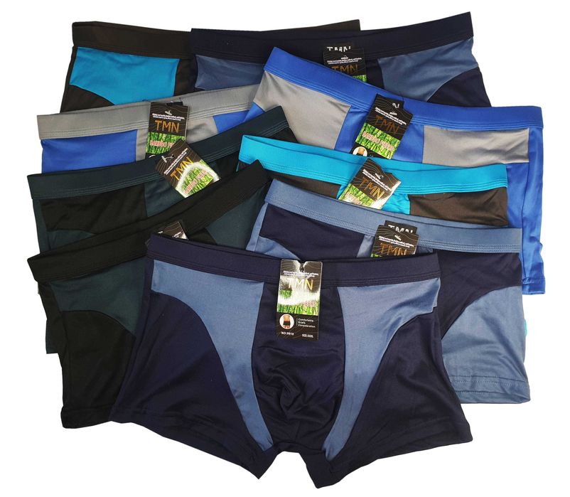 ZESTAW 8 szt. bokserki bambusowe męskie rozmiar XL