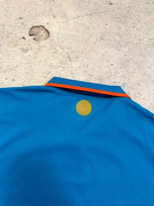 Niebieska koszulka sportowa Adidas India Cricket - Size S