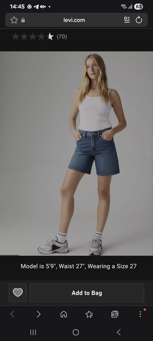 Шорти Levi's , 26р.