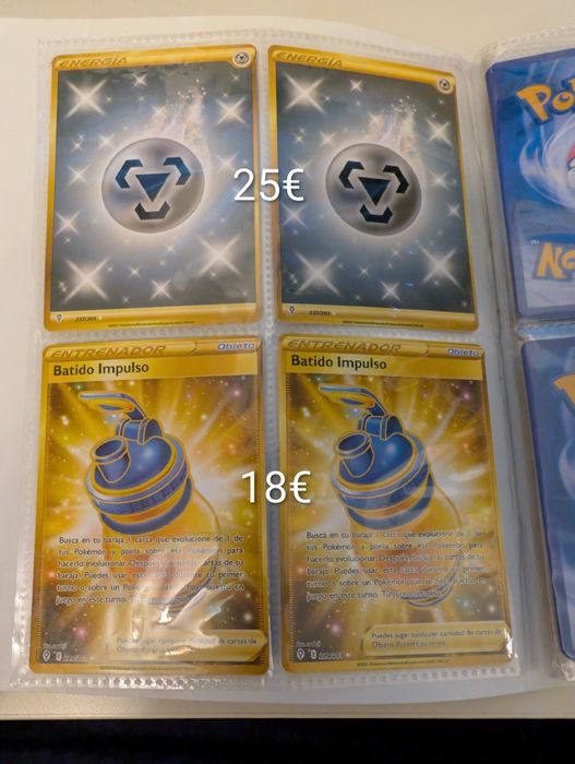 Cartas Pokémon diversas