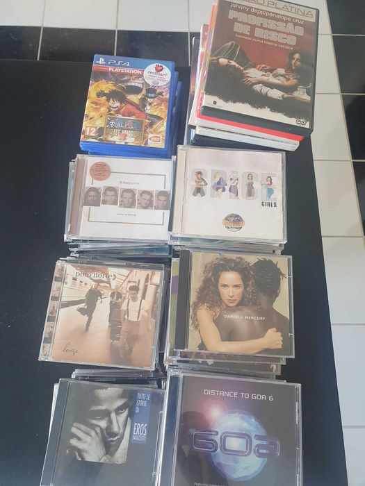 + de 50 Cds + filmes + jogos