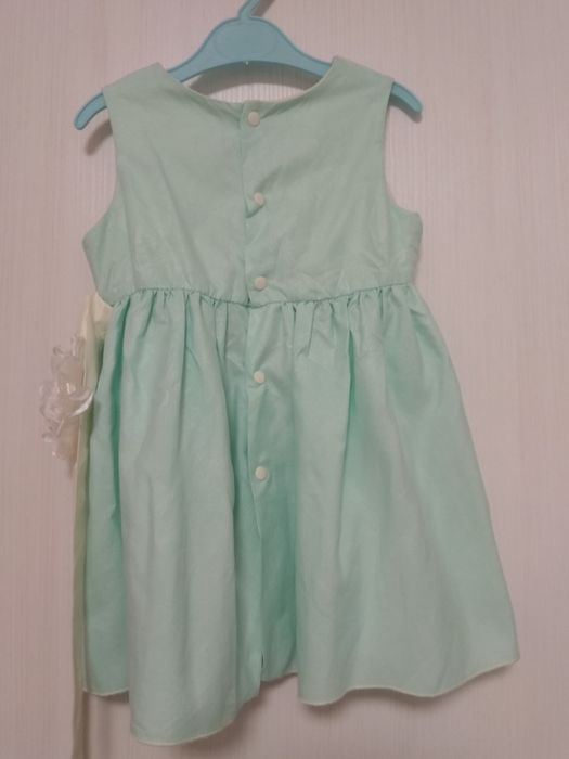 Платье ментоловое летнее