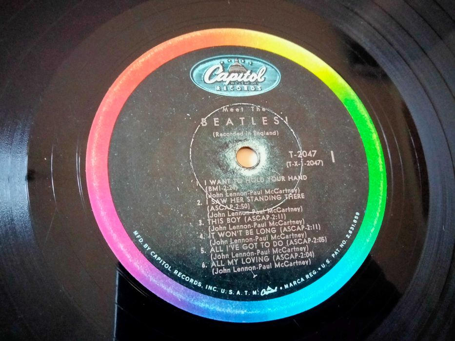 The Beatles Meet The Beatles! LP 1964 USA пластинка VG Repress 1966г.