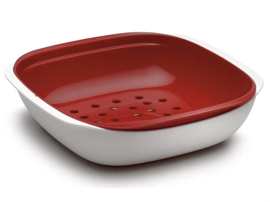 Tupperware Allegra Servierschale rot/weiß Neu 2 Teile