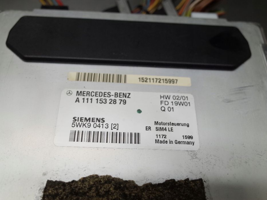 komputer sterownik silnika mercedes slk r170 a1111532879 5wk90413