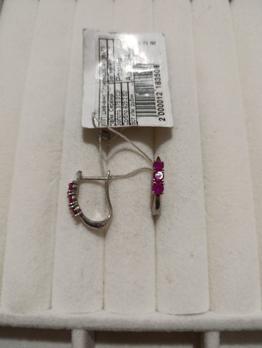 Серебряные серьги