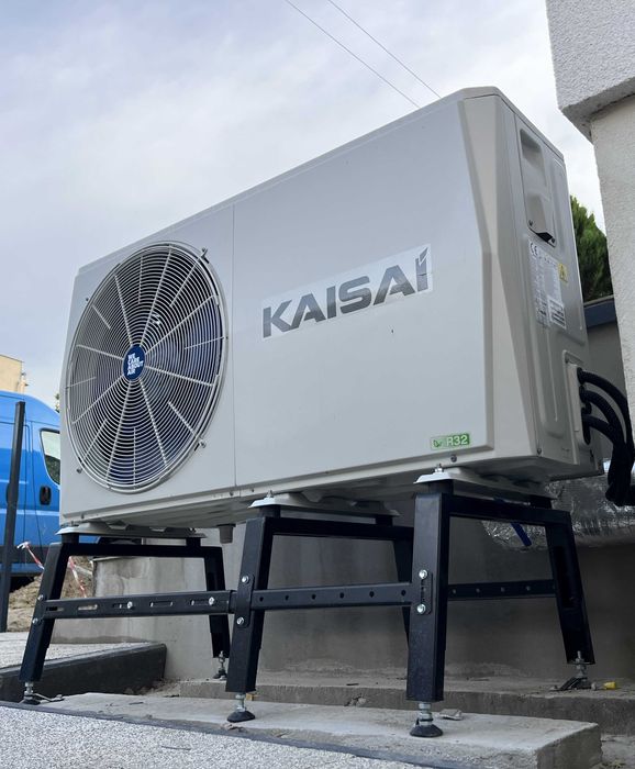 Pompa ciepła KAISAI 8kW – Zestaw grzewczy z osprzętem