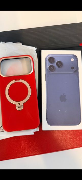 Iphone 17 pro max Azul 256gb Novo .