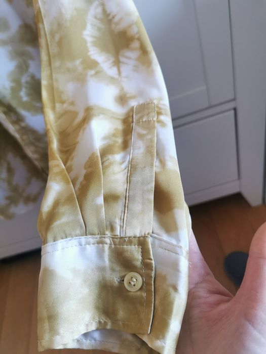 Elegancka damska koszula oversize marki H&M, tie dye