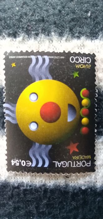 2 selos NOVOS de 0,54€ Europa Circo Portugal Madeira