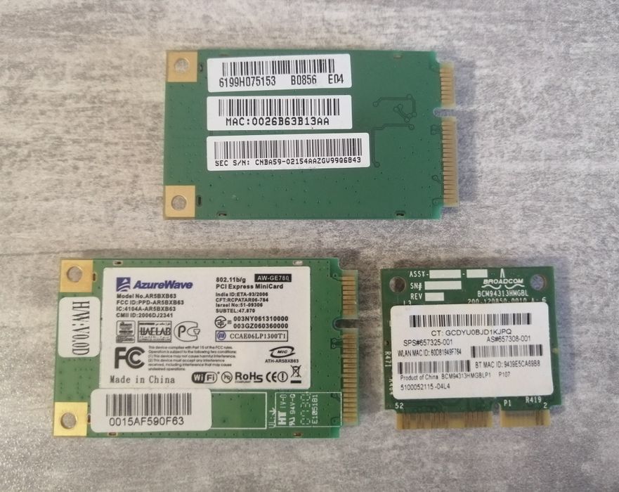 Wi-Fi модулі/адаптери для ноутбука