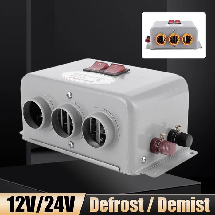 Aquecedor e desembaciador eléctrico 800w (Autocaravana / Campervan)