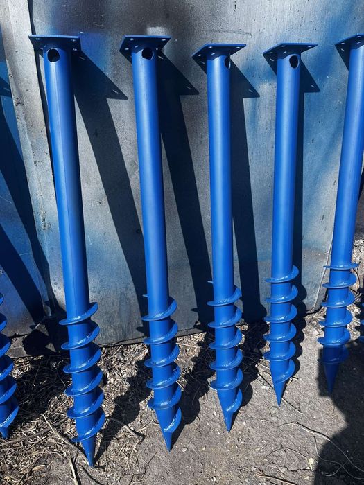 Геошуруп Гвинтові палі Винтовые сваи Фундамент сваї