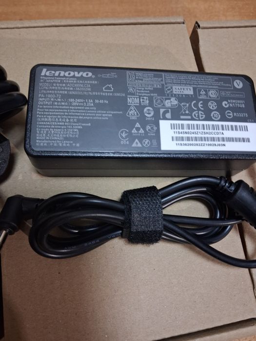 Зарядка Блок питания зарядное Lenovo 4.0*1.35 65w