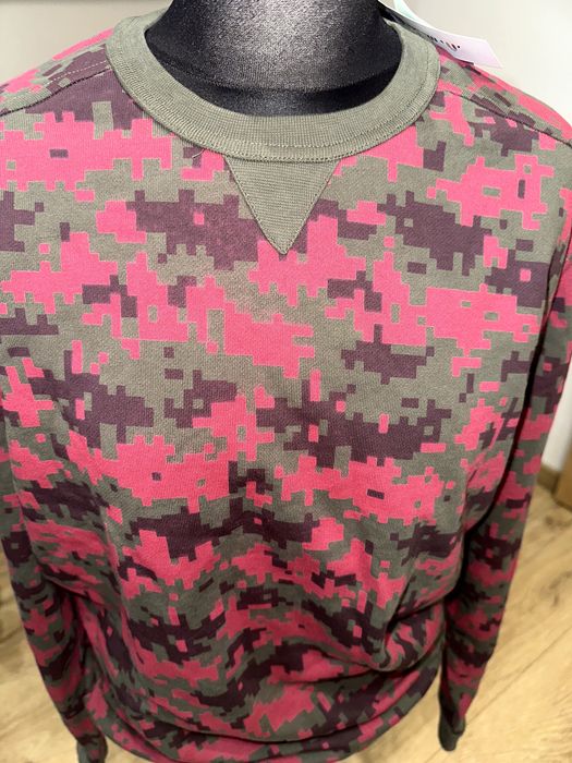 Montlimart bluza khaki i róż S