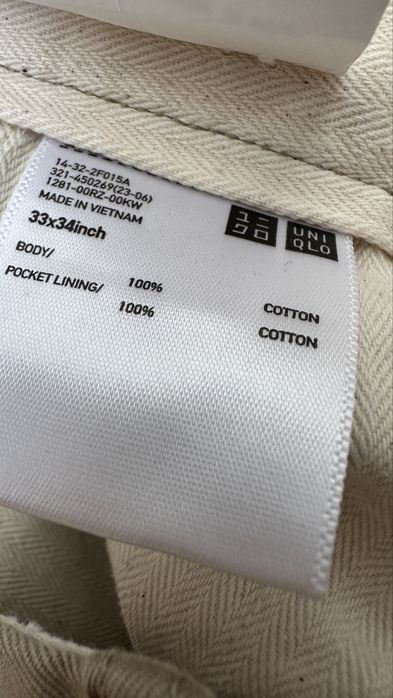 UNIQLO чіноси 33/34