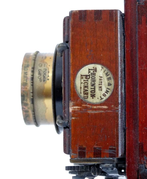 Drewniany aparat z początku ubiegłego stulecia 1900r