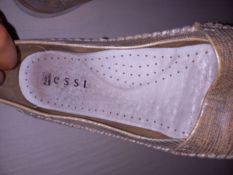 Skórzane buty Nessi