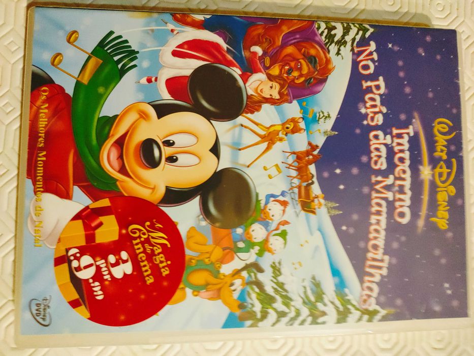 DVD novo Disney Inverno no País das Maravilhas