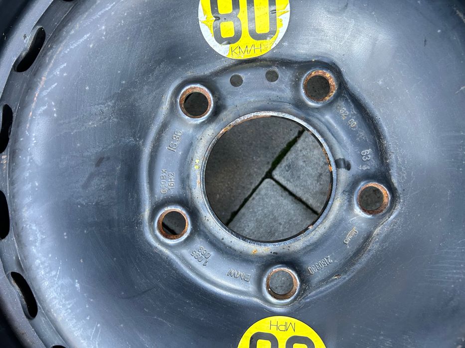 Запаска, Докатка, костиль bmw 5 120 r15