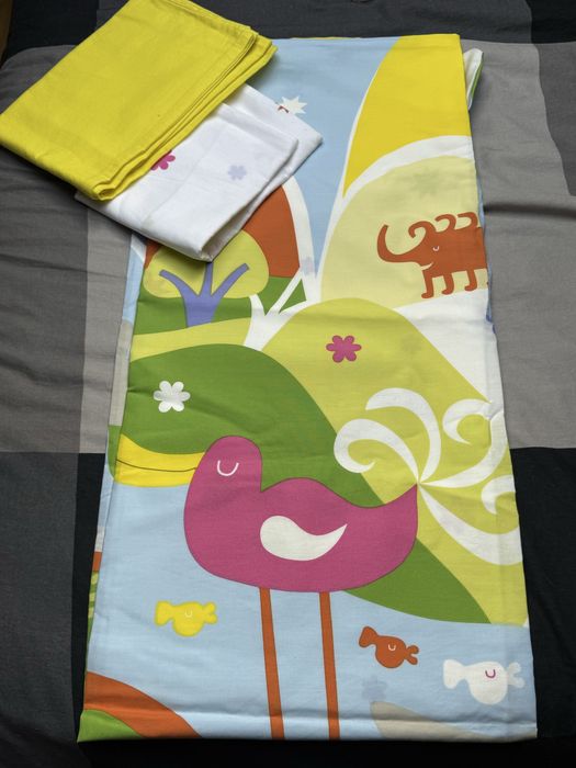 Capa de edredon de cama de criança