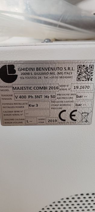Manequim de engomar Ghidini Majestic Combi semi-novo