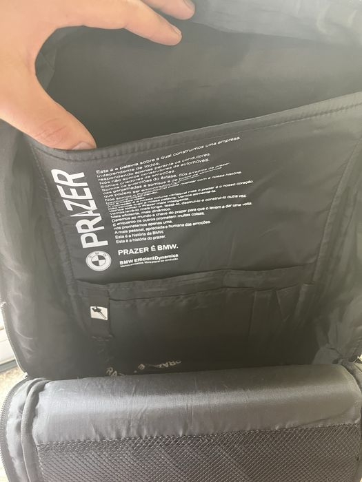 Mochila preta BMW