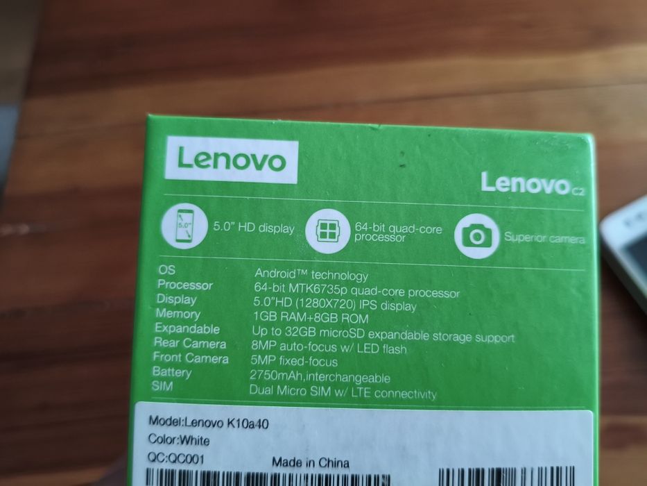 Smartfon Lenovo K10a40