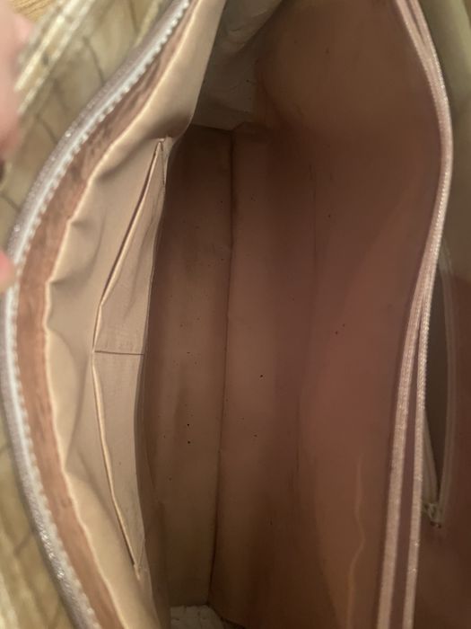 Torebka shopper ze skóry krokodyla Włoska