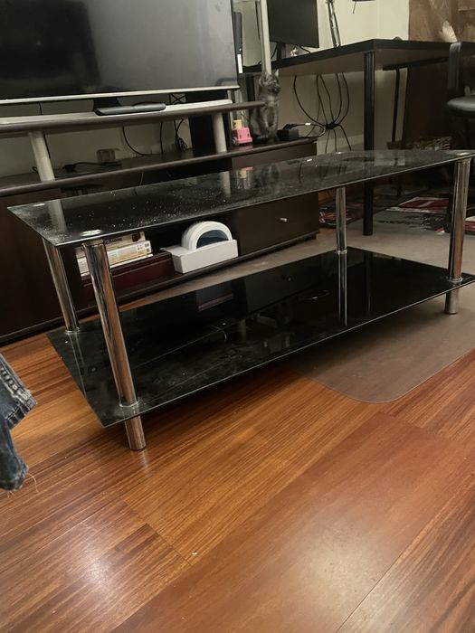 Mesa de sala de vidro