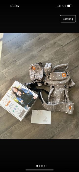 Nosidło Tula szary.