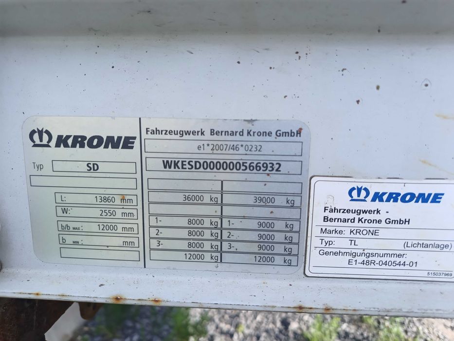 Причіп штора krone (обмін) на легковий автомобіль, бус