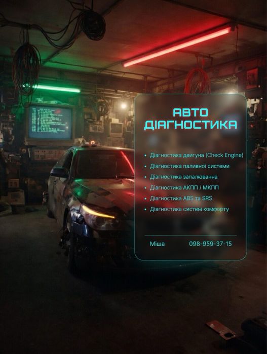 Діагностика авто/ Автомобільна діагностика/ Компʼютерна Діагностика