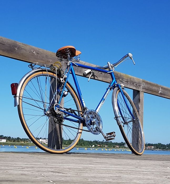 Bicicleta Azul Clássica Motobecane