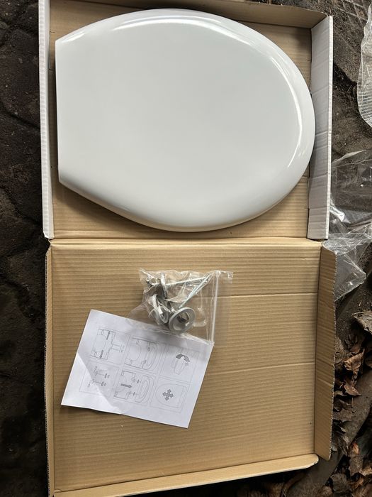 Nowa Deska WC Duroplast – Metalowe Zawiasy – Solidna