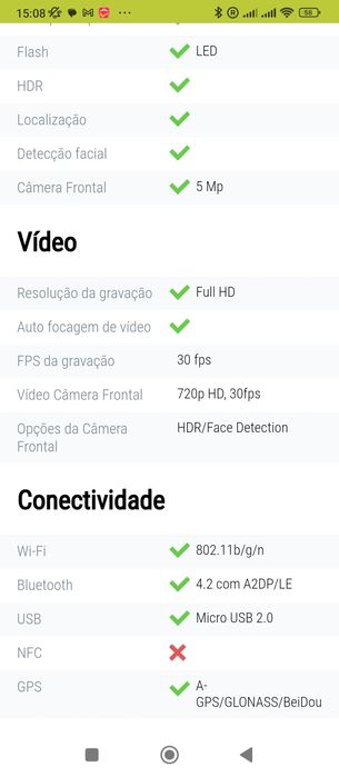 Smartphone Redimi 7A