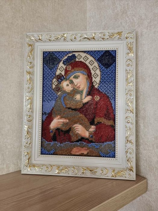 Икона вышитая бисером