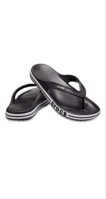 Crocs Bayaband Flip чорні, розмір m9/w11. Чоловічі