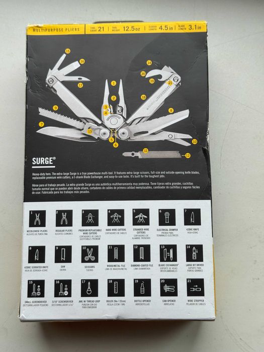 Leatherman Surge EDC мультитул