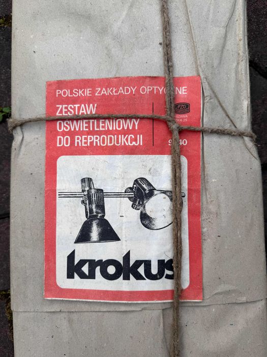 Krokus retro sprzęt do fotografii