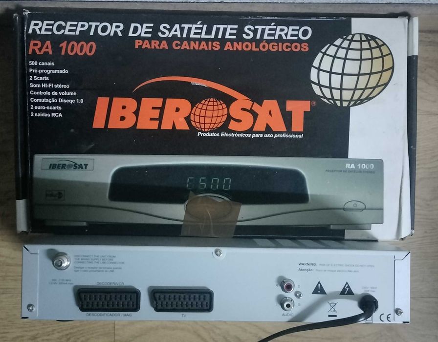 Iberosat Receptor Satélite Stéreo RA 1000