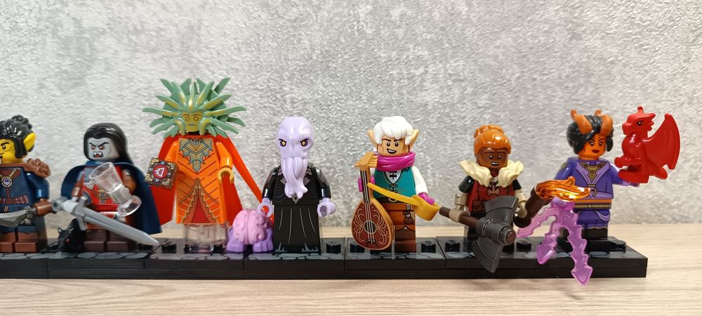 Колекція лего мініфігурок підземелля та дракони днд lego dungeons and