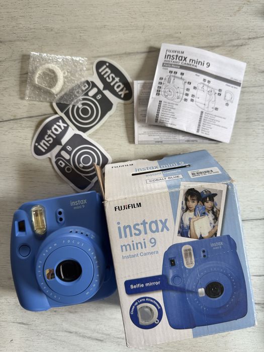 Instax 9 mini niebieski uszkodzony