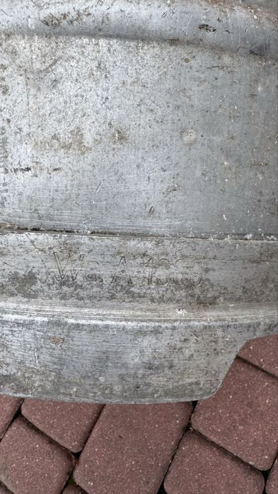 Aluminiowa beczka Wermachtu na proch 1939r.